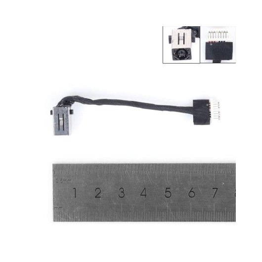 Conector DC Jack Carga Cable Alimentación Dell P106F P106F001 Notebook