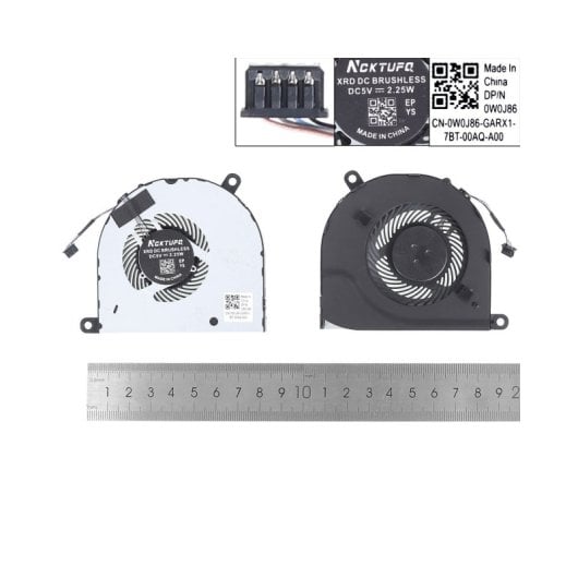 Ventoinha para portátil Dell Latitude E5480 E5490 E5491 E5495 com High Copy, versão 2 0nv7fd
