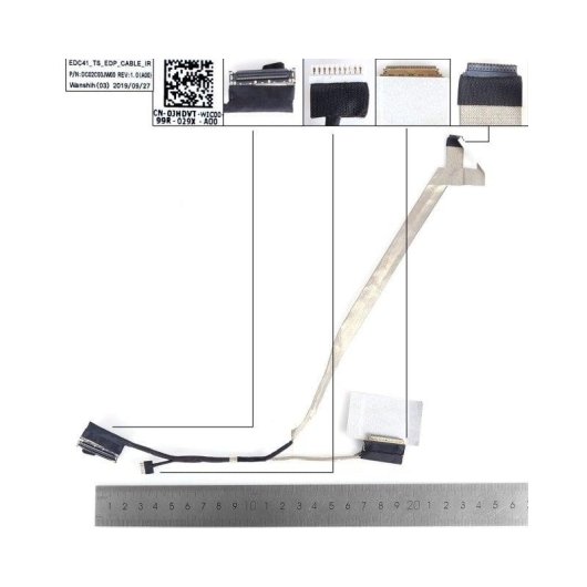 Cable LCD LED Dell Latitude 5410 5400 0JHDVT DC02C00JVV00