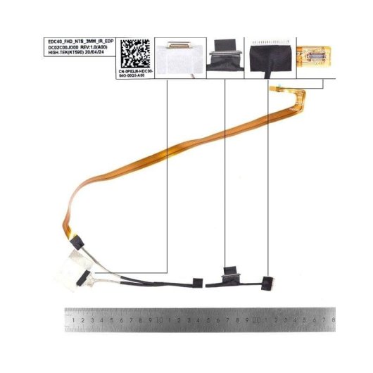 Kabel LCD/LED Dell Latitude 7400 30 Pins 0,5m 0P82J6 DC02C00J000