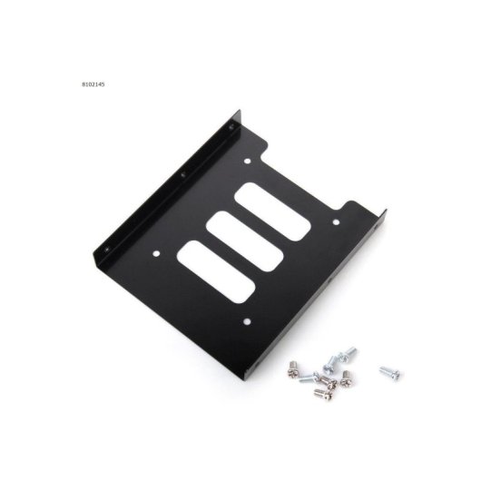 Abdeckung für 2,5-Zoll-SSD-HDD-Festplatte mit 3,5-Zoll-Montagehalterung aus massivem Stahl