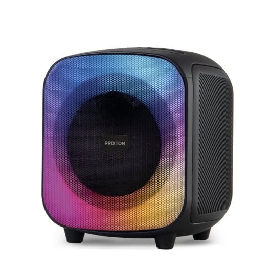 Prixton Jaia Altifalante Karaoke Bluetooth com USB/Cartão TF/Rádio FM/AUX 40W Preto