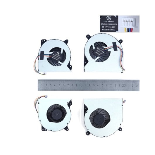 Portatilmovil Ventiladores 12V (L+R) para Portáteis ASUS G750jh G750jm G750js G750jw Jz