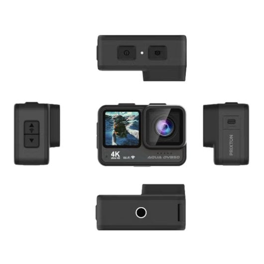 Prixton AQUA DV850 Wasserdichte Sportkamera UltraHD 4K WiFi Schwarz