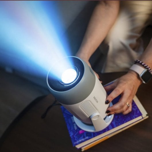 Prixton Matisse LED-Projektor FullHD 1080p 5800 Lumen / 200 ANSI Weiß