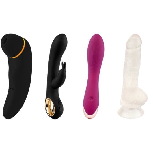 Hugbox Kit De Juguetes Eróticos Succionador De Clítoris/Vibrador Conejito/Vibrador Punto G/Consolador
