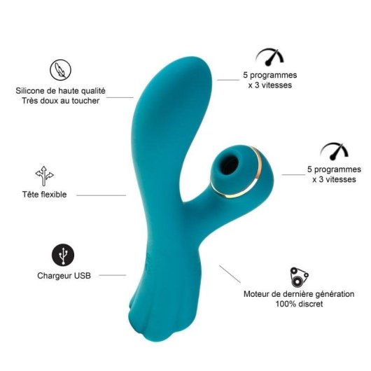 Kit Juguetes Eróticos Hugbox Vibrador Wand y Bolas de Geisha