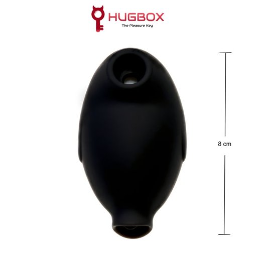 Hugbox Succionador De Clítoris Y Vibrador Femenino 11 Programas Y 2 Funciones Negro
