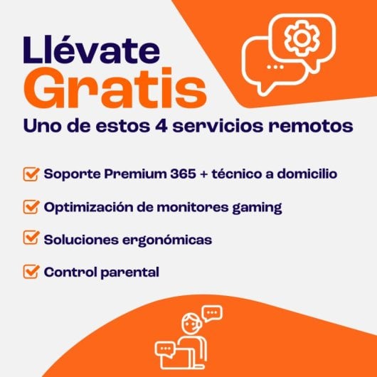 Promo monitores PcCom: Te regalamos uno de estos 4 servicios