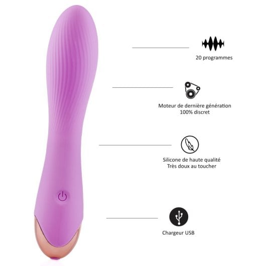 Hugbox Kit De Juguetes Eróticos Pack Vaginal  Vibrador Conejito/Vibrador Punto G/Vibrador Wand/Consolador