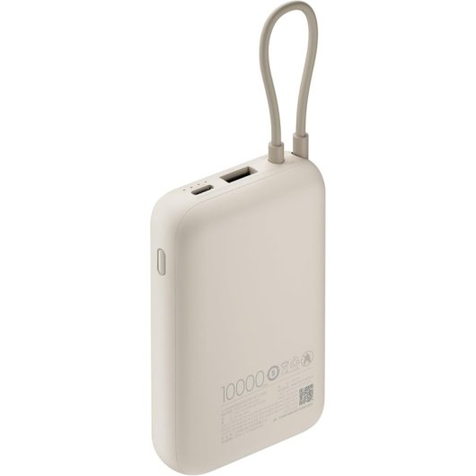 Xiaomi 33W Power Bank 20000mAh con Cable Integrado hasta 33W Beige