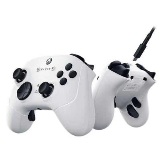 Manette de jeu filaire eSport Razer Wolverine V3 Tournament Edition pour PC/Xbox, blanche