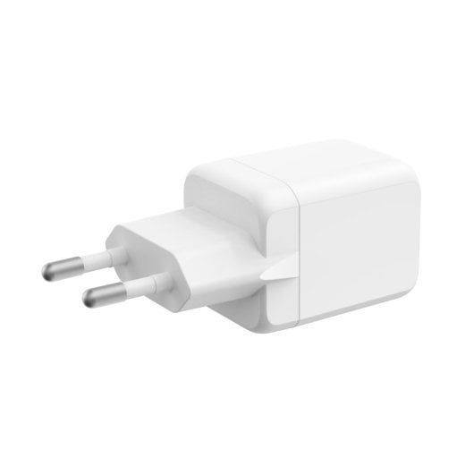 Ladegerät Ksix 30W USB-C USB-A GaN Power Delivery PPS Weiß