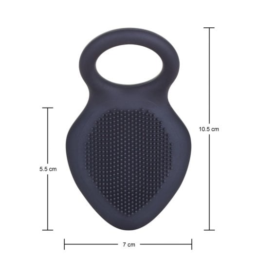 Hugbox Anillo Vibrador Y Estimulador De Clítoris 10 Programas Negro