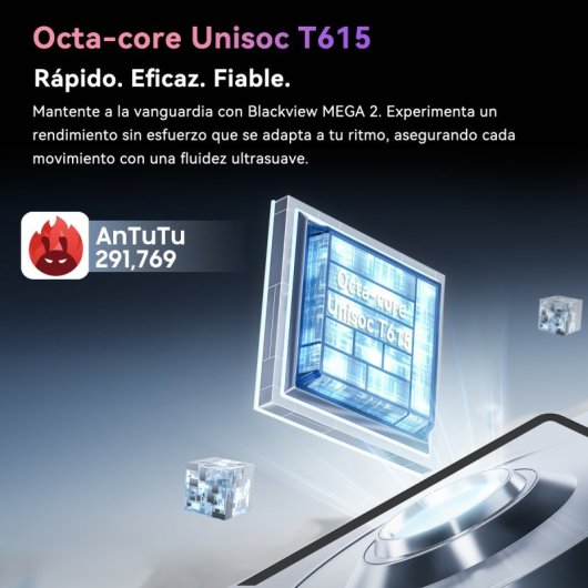 Blackview Mega 2 12" FHD+ 2K 8GB/256GB 4G Android 15 Azul + Pack de Accesorios