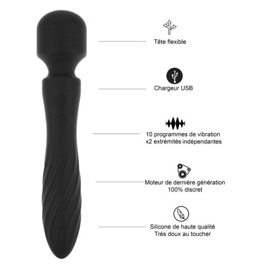 Hugbox Kit Vaginal De Juguetes Eróticos Vibrador Conejito/Vibrador Punto G/Vibrador Wand/Consolador