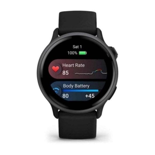 Garmin vívoactive 6 Bluetooth GPS NFC 42 mm AMOLED Noir Taille Unique Étanche 5 ATM SpO2 Pulsomètre
