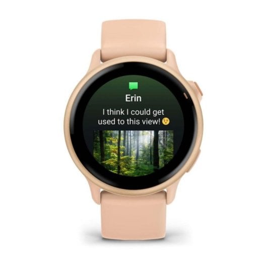 Smartwatch Garmin vívoactive 6 AMOLED 8GB Rosa GPS Pulso Oxímetro 42mm 11 días
