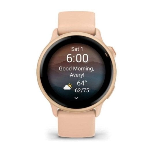 Garmin vívoactive 6 GPS NFC 42mm AMOLED Rose Taille Unique Étanche 5 ATM SpO2 Pulsomètre