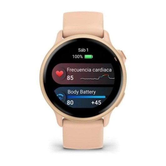 Garmin vívoactive 6 GPS NFC 42mm AMOLED Rose Taille Unique Étanche 5 ATM SpO2 Pulsomètre