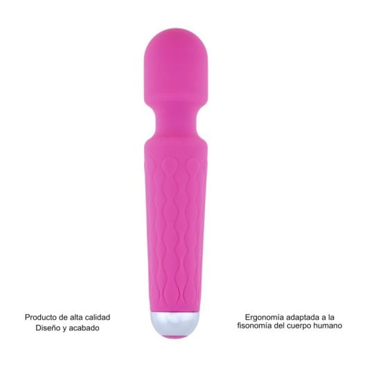 Hugbox Vibrador Wand e Vibrador Feminino 160 Programas Rosa