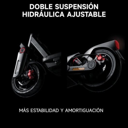 Patinete eléctrico Segway Ninebot Max G3 E 700W 80Km Suspensiones Hidráulicas y Pantalla TFT Negro