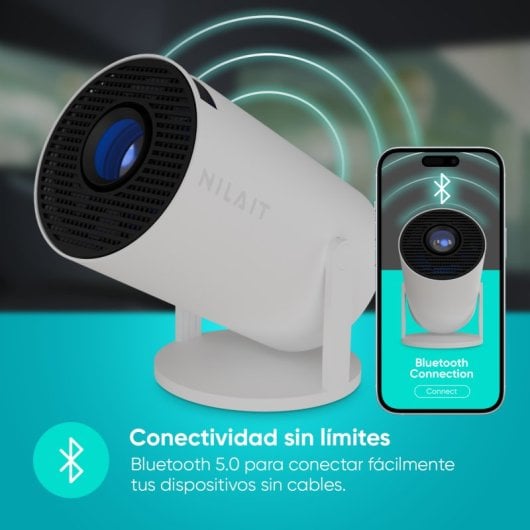 Projecteur Nilait Scene Lite 160 ANSI Lumens HD + écran de projection offert