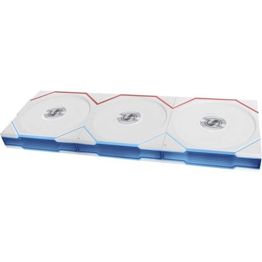 Lian Li 12RTL1W3W système de refroidissement d’ordinateur Boitier PC Ventilateur 12 cm Blanc