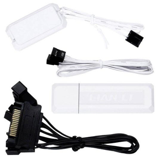 Lian Li 12RTL1W3W système de refroidissement d’ordinateur Boitier PC Ventilateur 12 cm Blanc