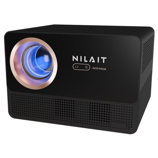 Projecteur LCD Nilait Scene Prime 1200 ANSI FHD+, écran de projection PcCom Essential, cadeau
