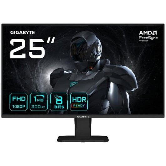Monitor Gigabyte GS25F2 24.5" FullHD 200Hz SS-IPS 1ms FreeSync Premium HDR10 Lautsprecher