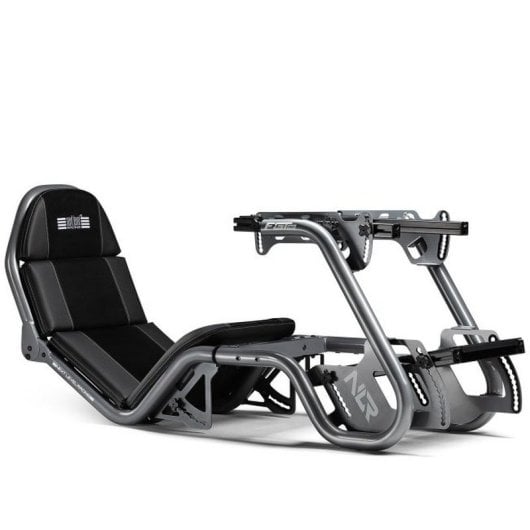 Next Level Racing F-GT Pro Formula and GT Racing Simulator Cockpit Gris Carbono