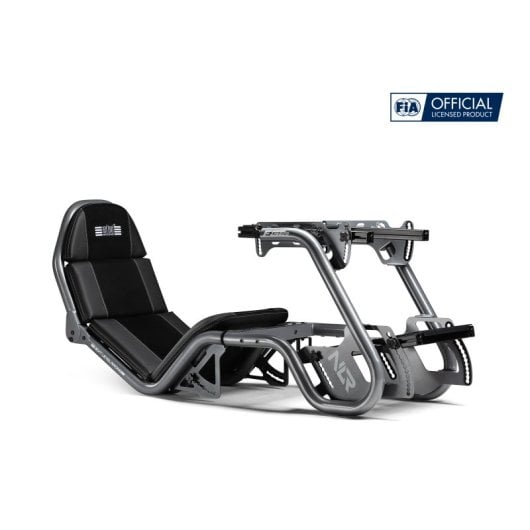 Next Level Racing F-GT Pro Formula and GT Racing Simulator Cockpit Gris Carbono