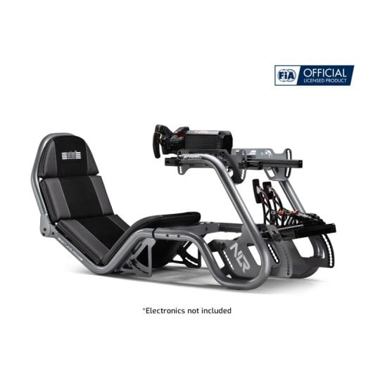 Next Level Racing F-GT Pro Formula and GT Racing Simulator Cockpit Gris Carbono