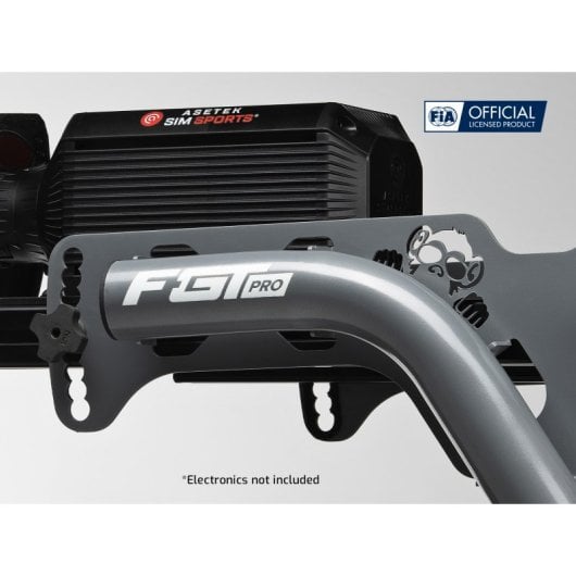 Next Level Racing F-GT Pro Formula and GT Racing Simulator Cockpit Gris Carbono