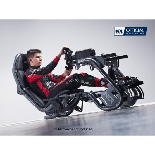 Next Level Racing F-GT Pro Formula and GT Racing Simulator Cockpit Gris Carbono