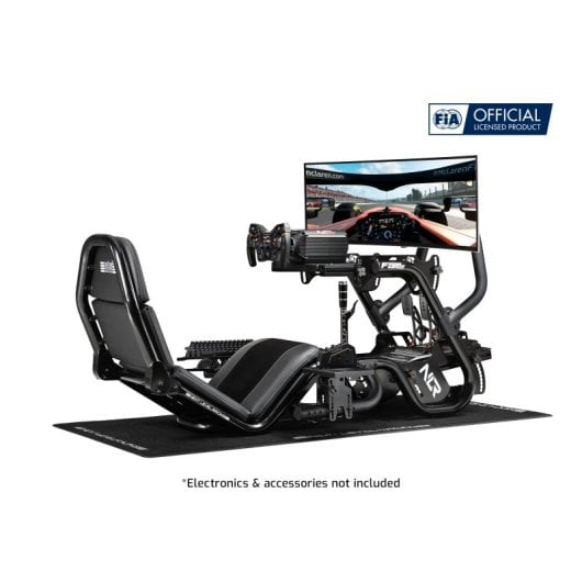 Next Level Racing F-GT Pro Formula and GT Racing Simulator Cockpit Negro Metalizado