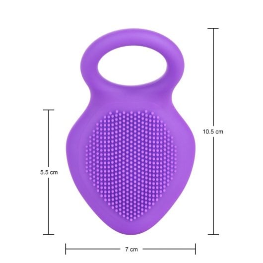 Hugbox Anillo Vibrador Y Estimulador De Clítoris 10 Programas Morado