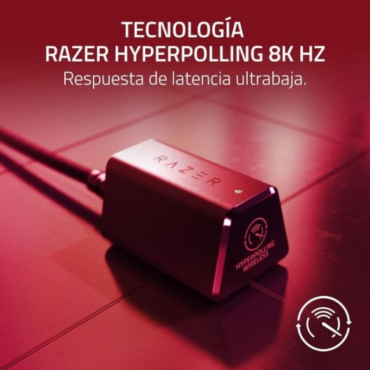 Mouse da gioco wireless Razer Viper V3 Pro Sentinels Edition 35000 DPI rosso