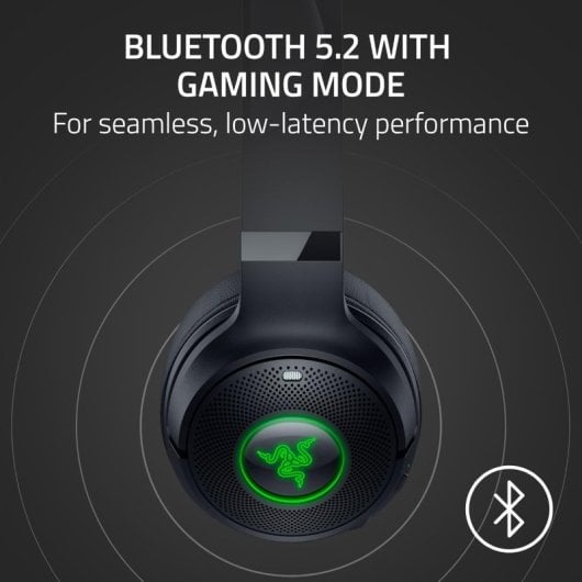 Casque de jeu sans fil RGB Razer Kraken Kitty V2 BT, noir