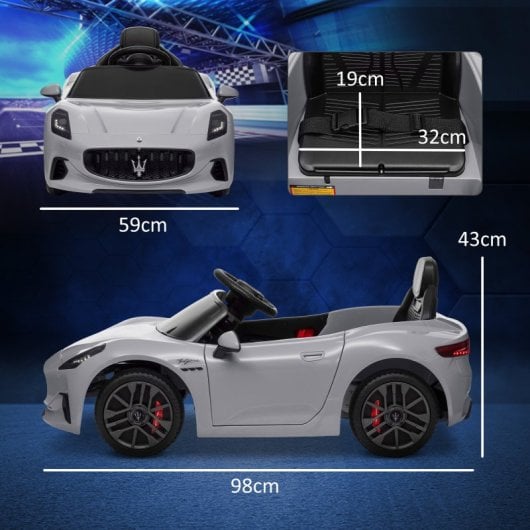 Aiyaplay Coche Eléctrico Para Niños Gris
