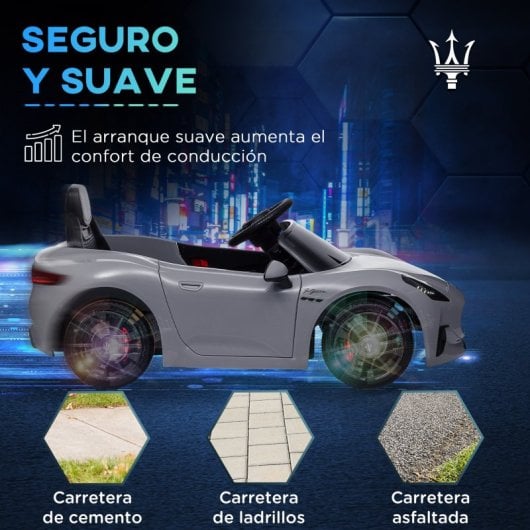 Aiyaplay Coche Eléctrico Para Niños Gris