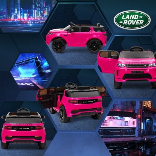 Aiyaplay Land Rover Discovery Sport Coche Eléctrico para Niños Rosa