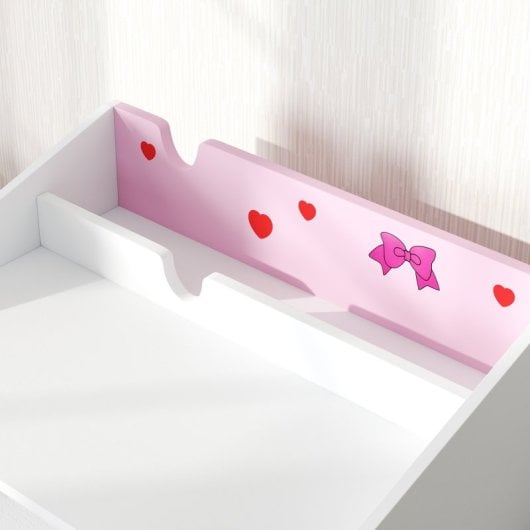Aiyaplay Juego de Escritorio y Silla para Niños De +3 Años con Cajón Extraíble