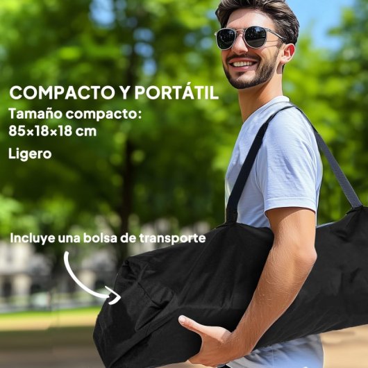 Outsunny Pack 2 Mecedora Jardín Exterior Con Reposapiés Carga 120 Kg Negro