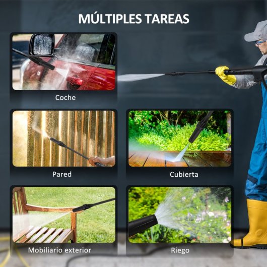 Durhand Máquina de Limpeza De Alta Pressão 1800w Caudal 510 L/h Pressão De 150 Bar