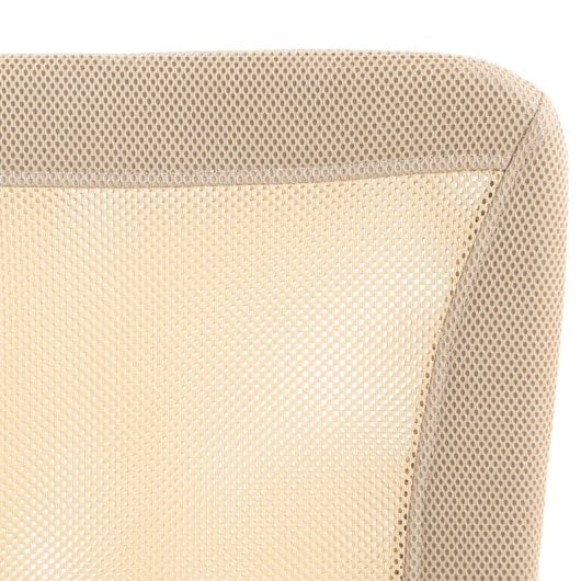 Vinsetto Silla De Oficina De Malla Con Altura Ajustable Beige