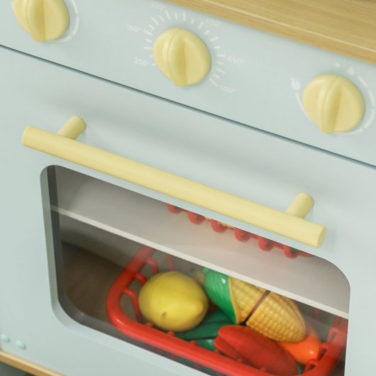 Aiyaplay Cocina De Juguete Para Niños +3 Años Con Sonido Y Luz Azul