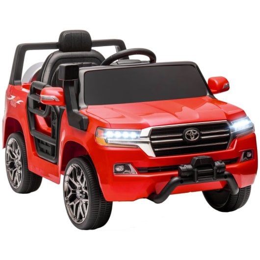 Aiyaplay Toyota Land Cruiser Coche Eléctrico para Niños de +3 Años Rojo