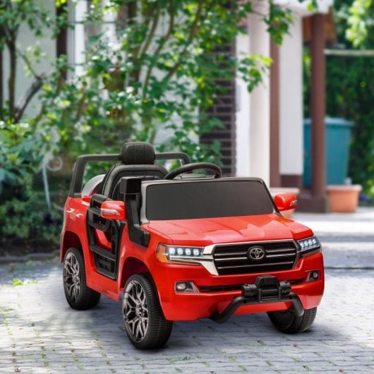 Aiyaplay Toyota Land Cruiser Coche Eléctrico para Niños de +3 Años Rojo